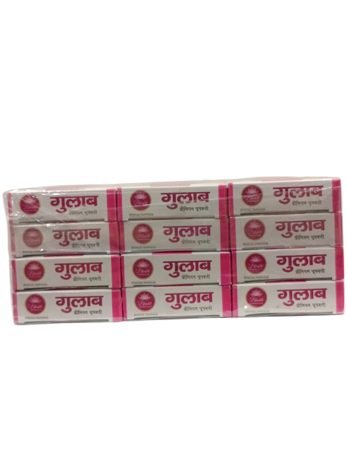Bhakti Fragrances Gulab Premium Dhoop Sticks, Pack of 12 view 4